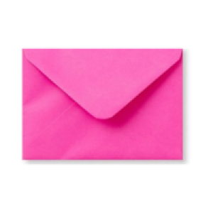 Envelop Knal roze; gekleurde envelop