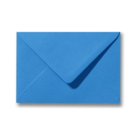 Envelop Konings blauw; gekleurde envelop