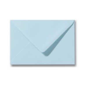 Envelop Lagune blauw; gekleurde envelop