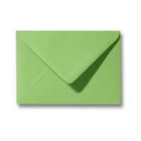 Envelop Appel groen; gekleurde envelop