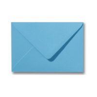Envelop Oceaan blauw; gekleurde envelop