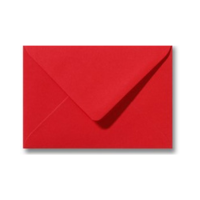 Envelop Pioenrood; gekleurde envelop