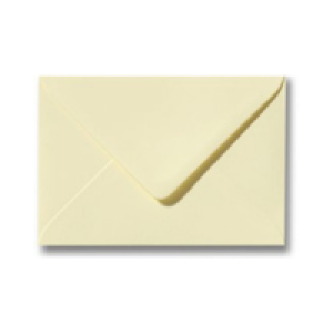 Envelop zacht geel; gekleurde envelop