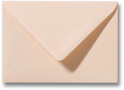 Envelop Abrikoos; gekleurde envelop