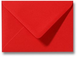 Envelop Koraalrood; gekleurde envelop